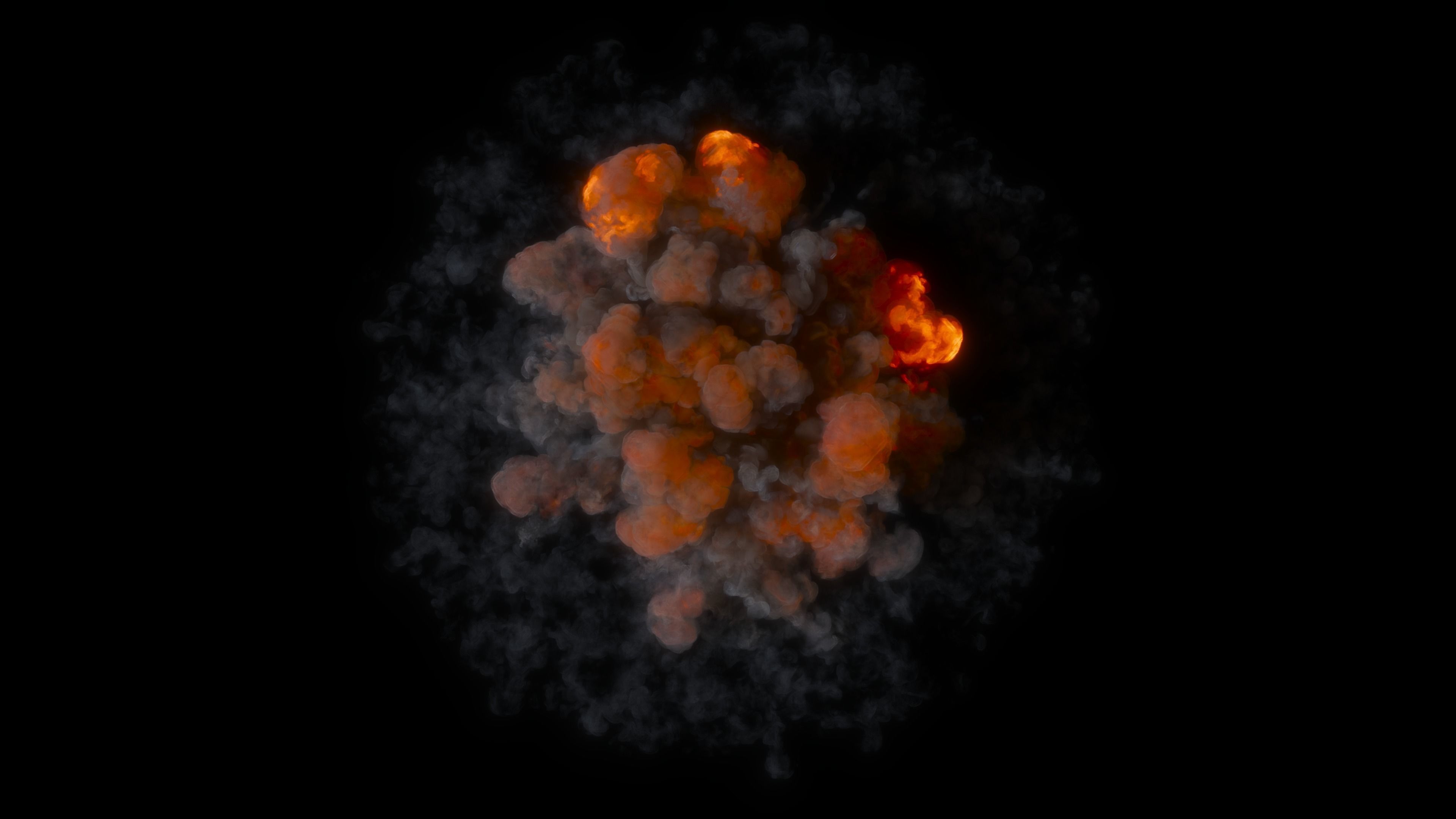 Bomb Explosion 3D model_7