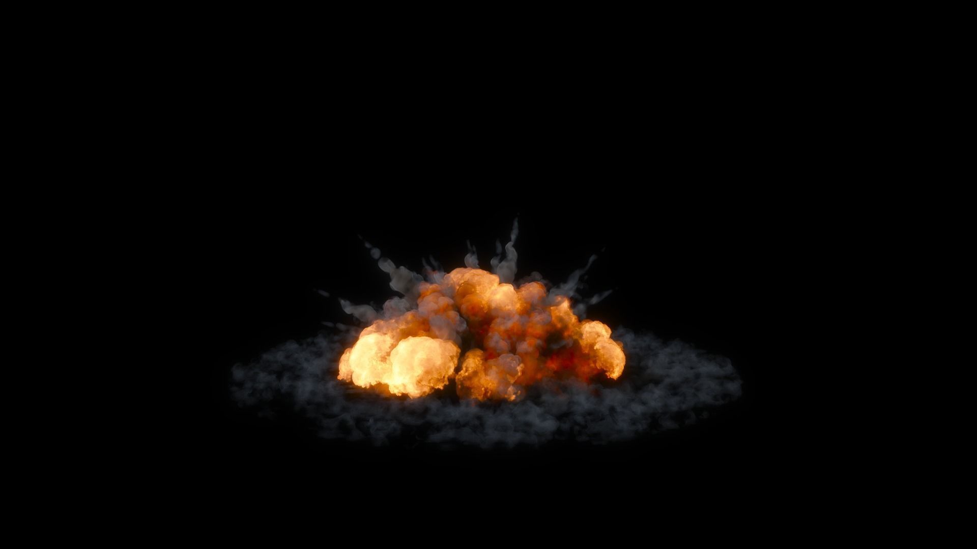 Bomb Explosion 3D model_14
