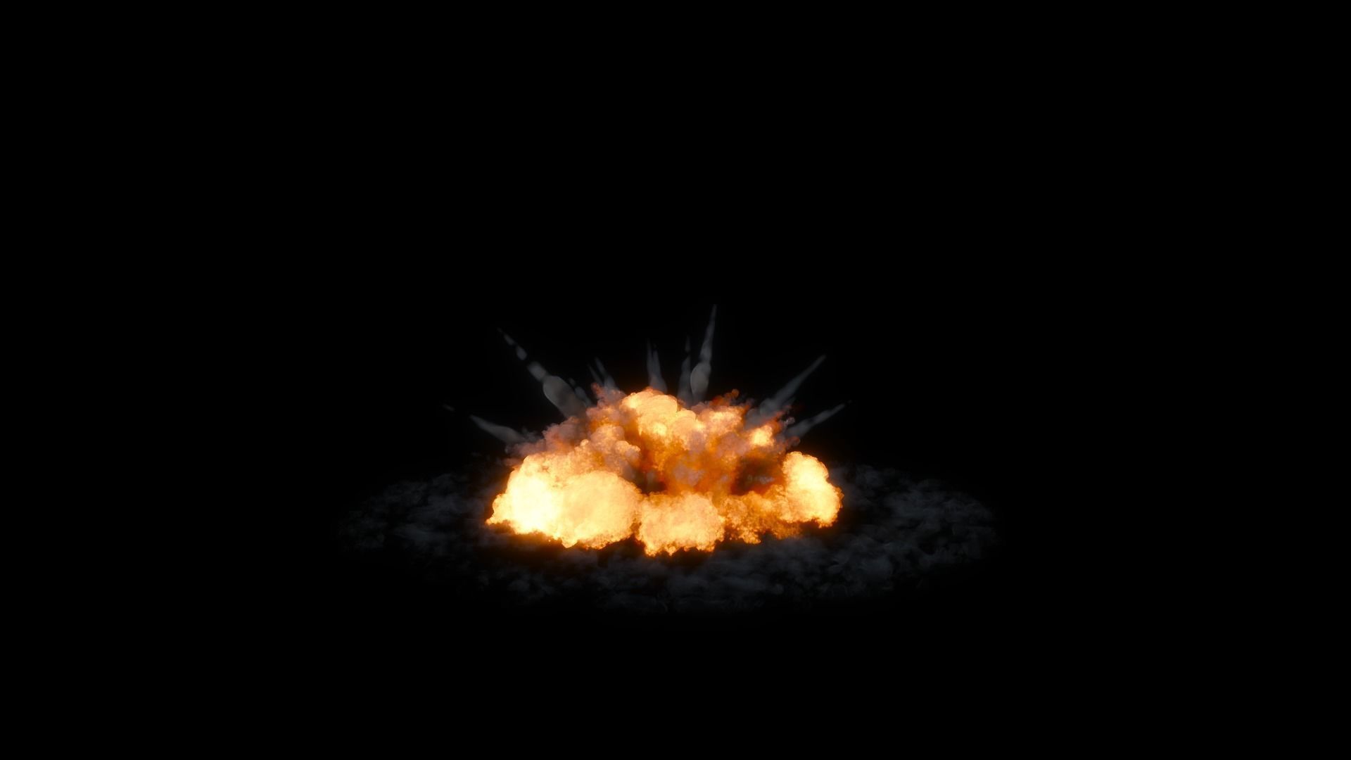 Bomb Explosion 3D model_9