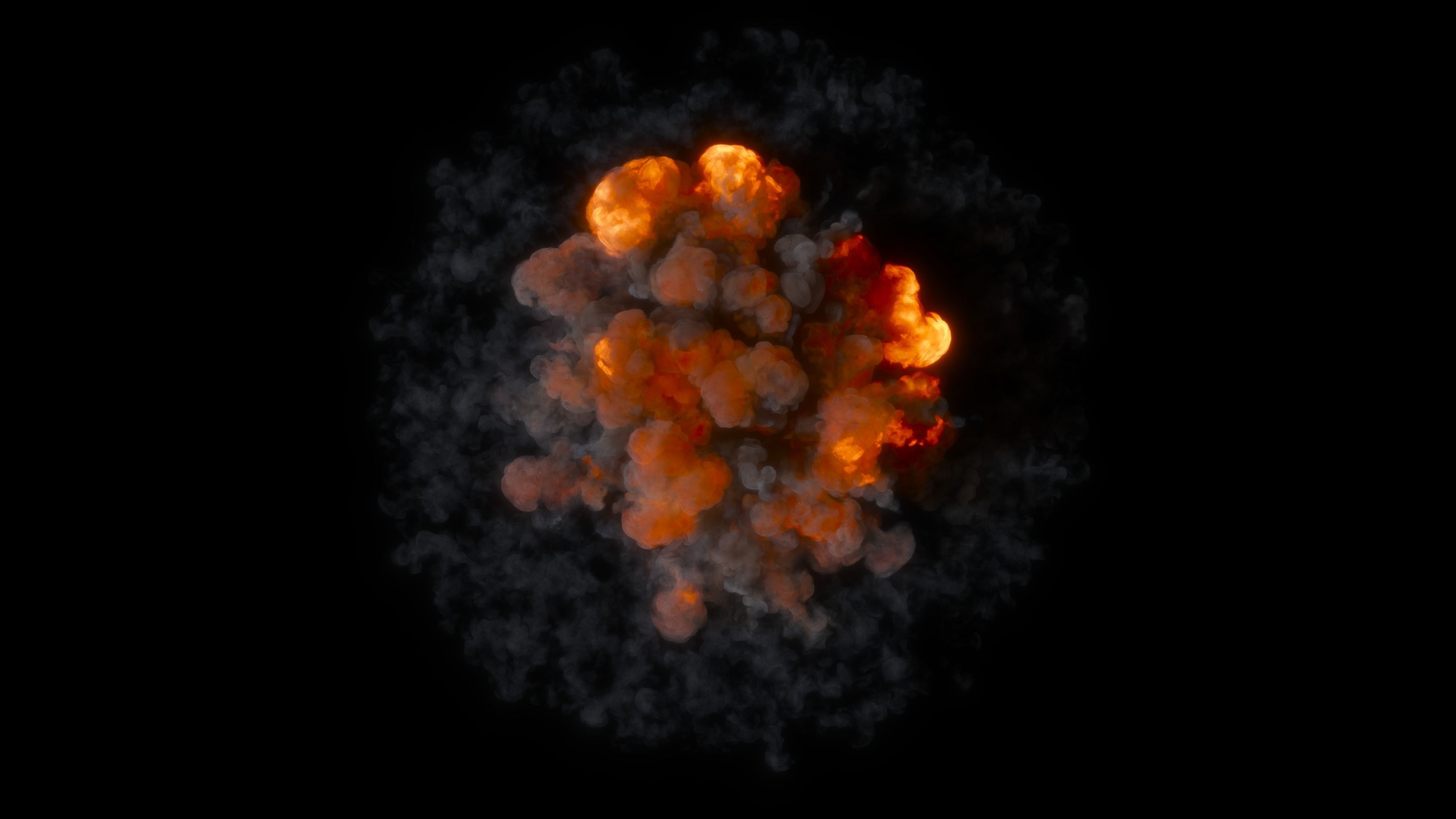 Bomb Explosion 3D model_4