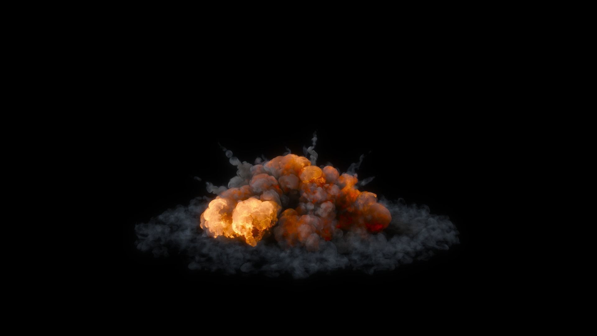 Bomb Explosion 3D model_8