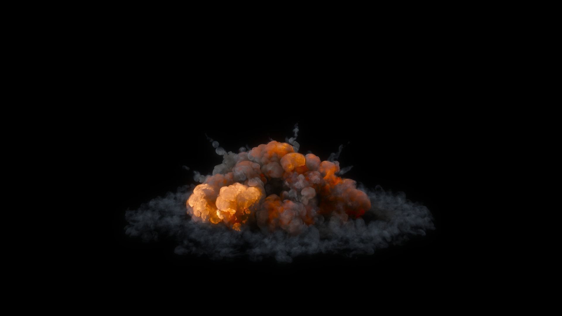 Bomb Explosion 3D model_5
