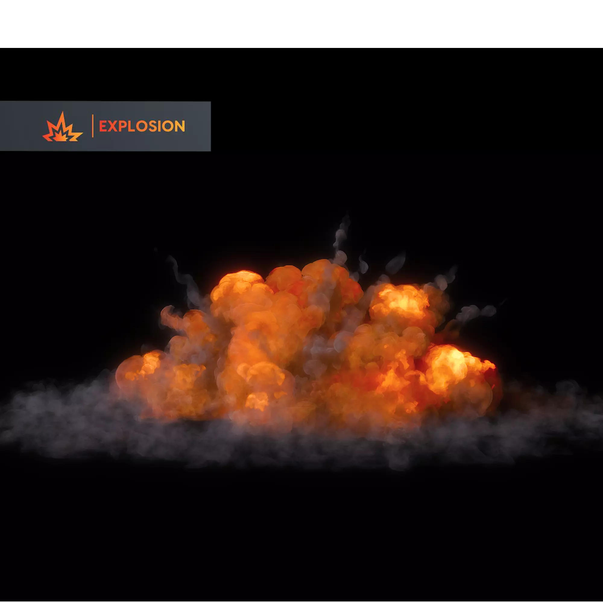 Bomb Explosion 3D model_0