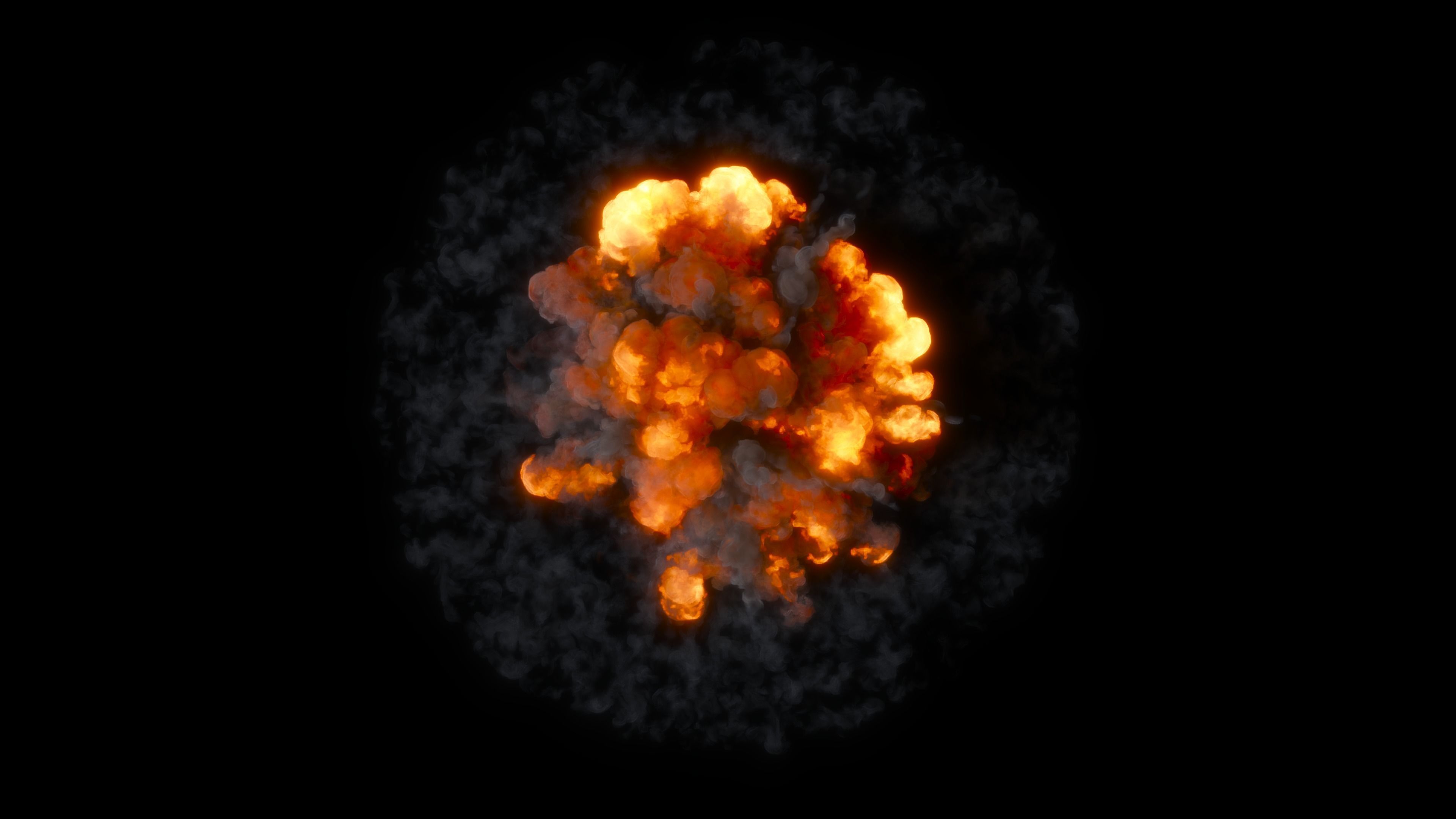 Bomb Explosion 3D model_6