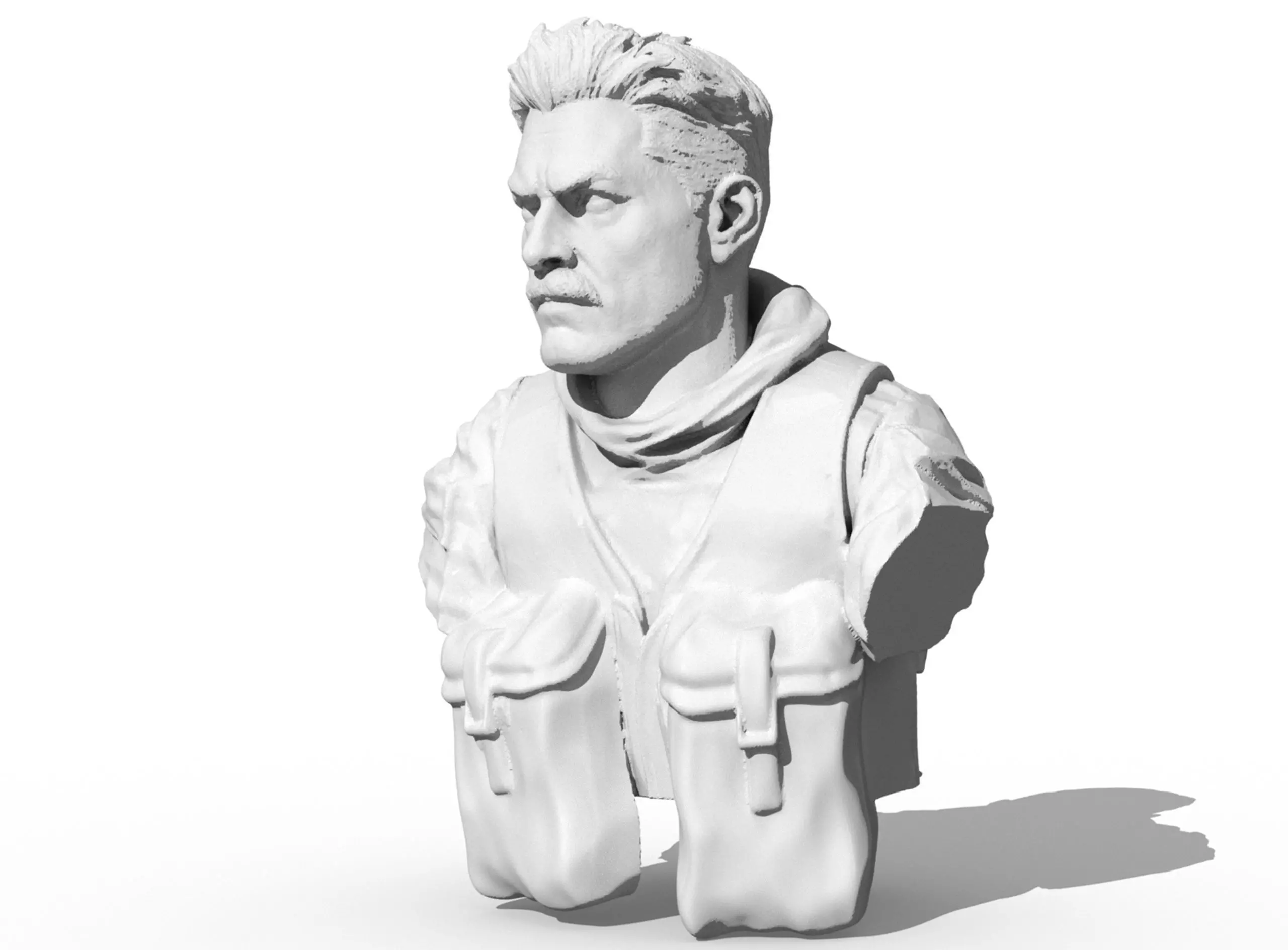 200mm Bravo Two Zero Bust  3D print model_0