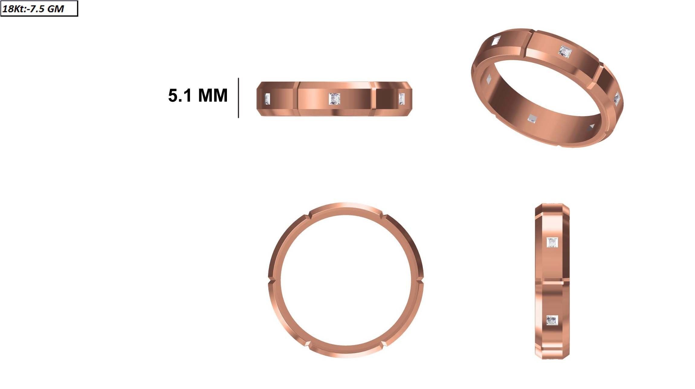 Mens Ring STL OBJ FBX JCD Details 3D print model_1