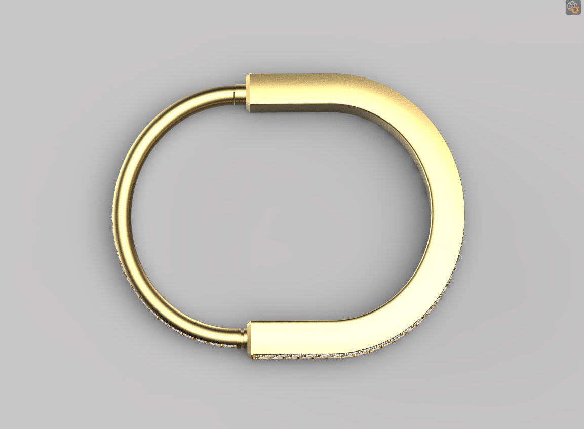 bracelet 3D print model_4