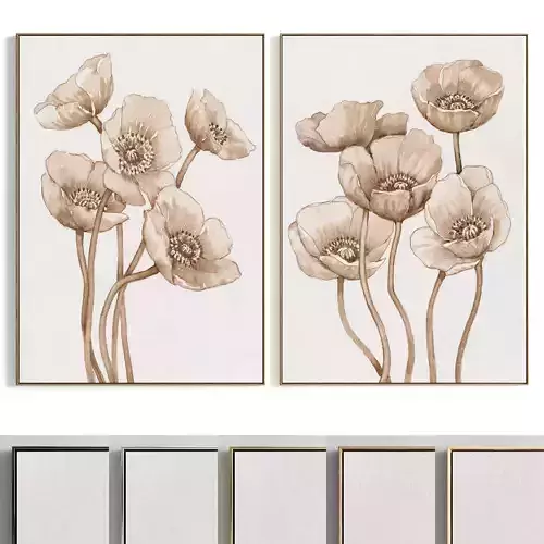 Plaster Two Photo Frame 241