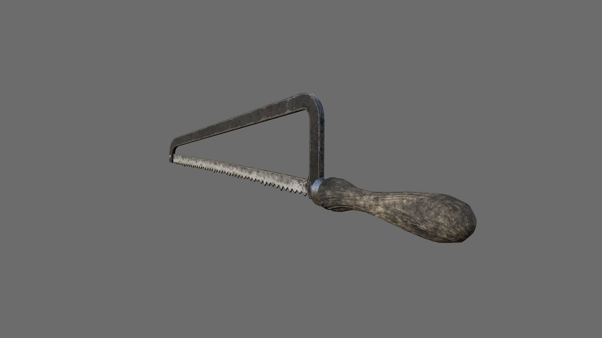 Hand Saw 3D model_4