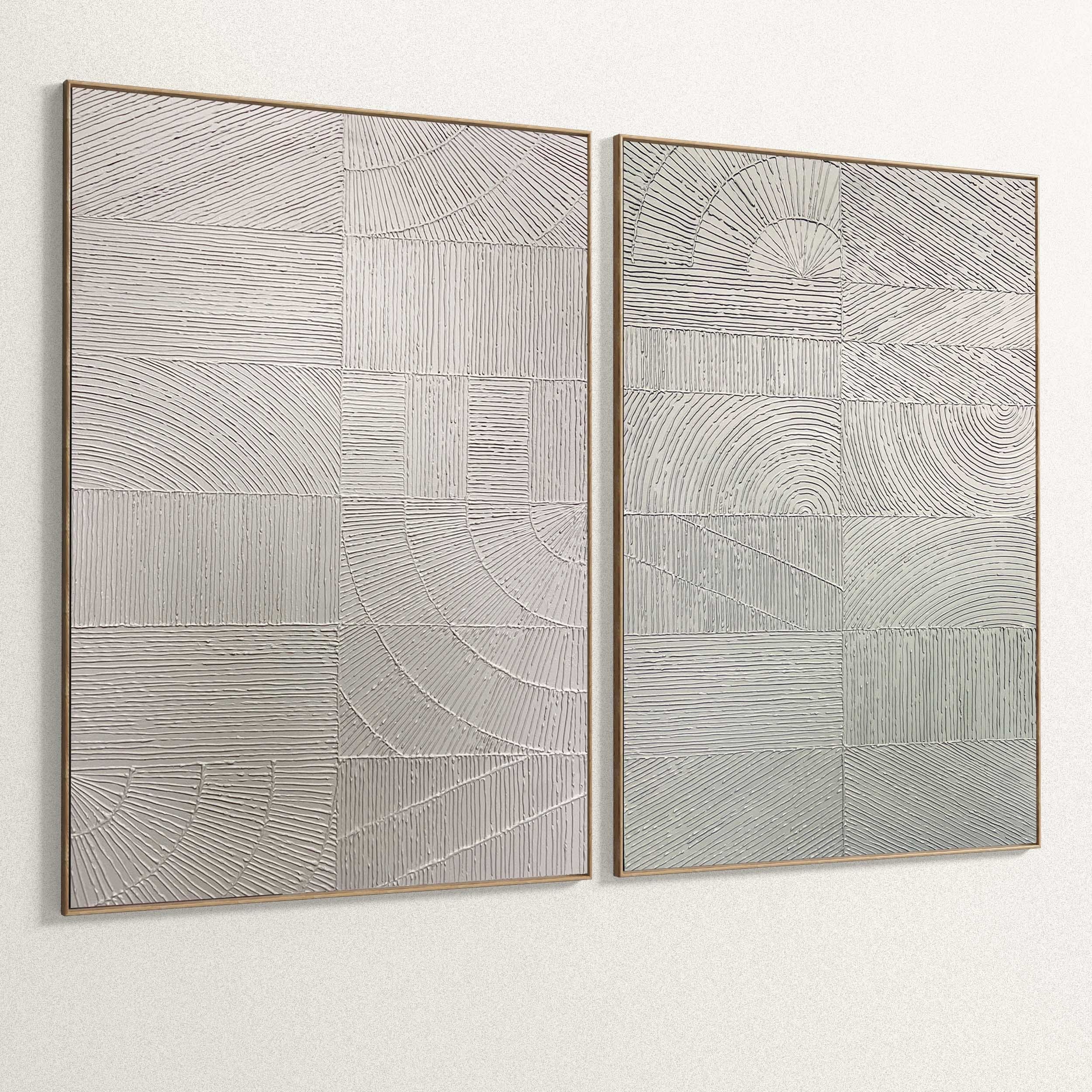 Plaster Two Photo Frame 242 Low-poly 3D model_3