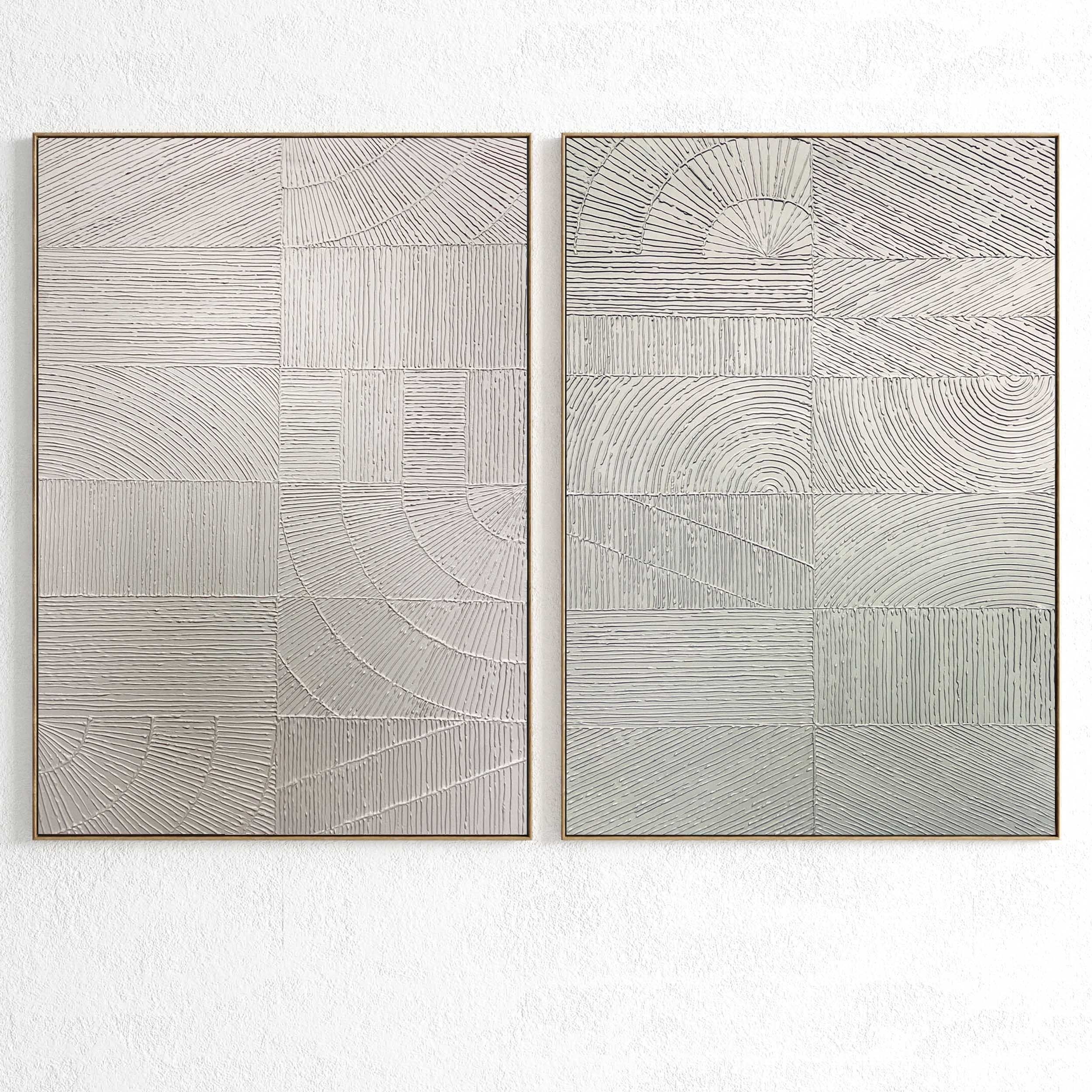 Plaster Two Photo Frame 242 Low-poly 3D model_2