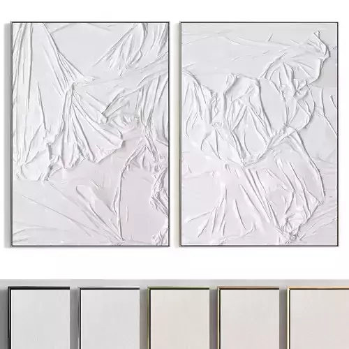 Plaster Two Photo Frame 243