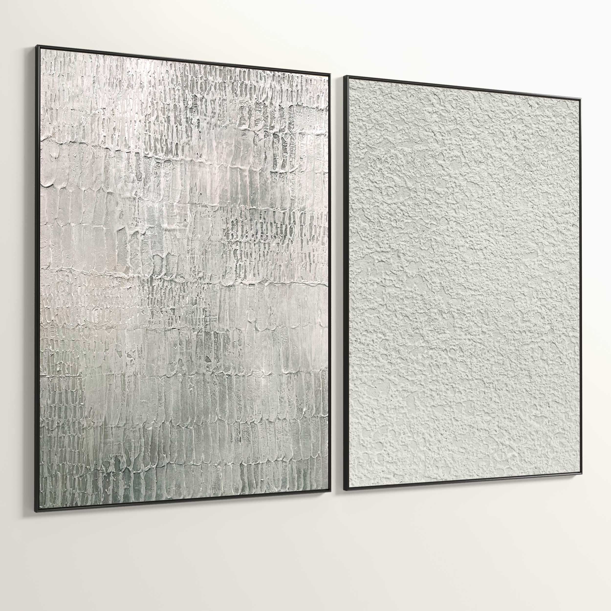 Plaster Two Photo Frame 244 Low-poly 3D model_4