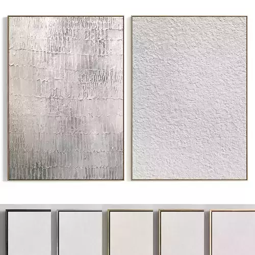 Plaster Two Photo Frame 244