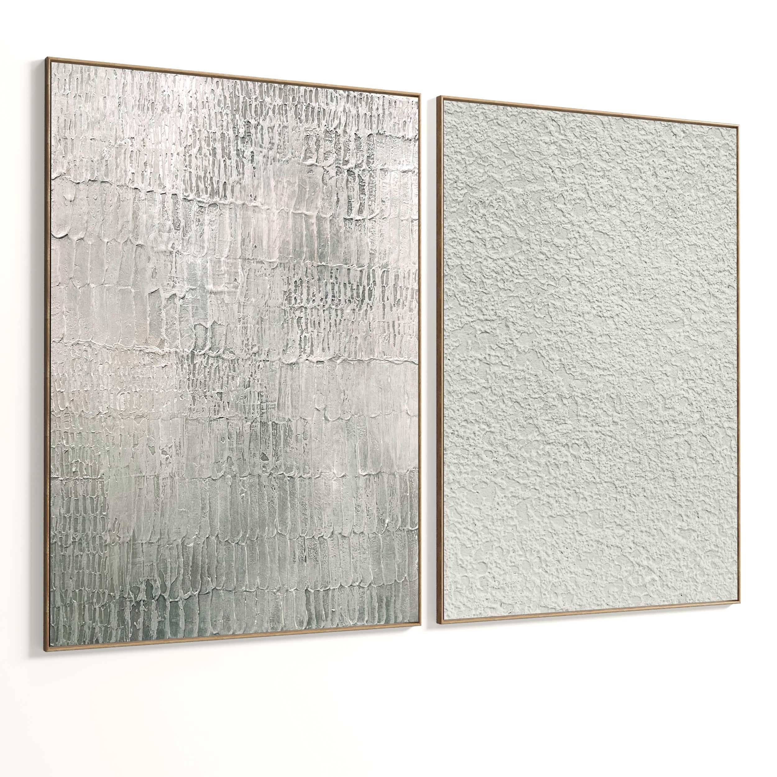 Plaster Two Photo Frame 244 Low-poly 3D model_3