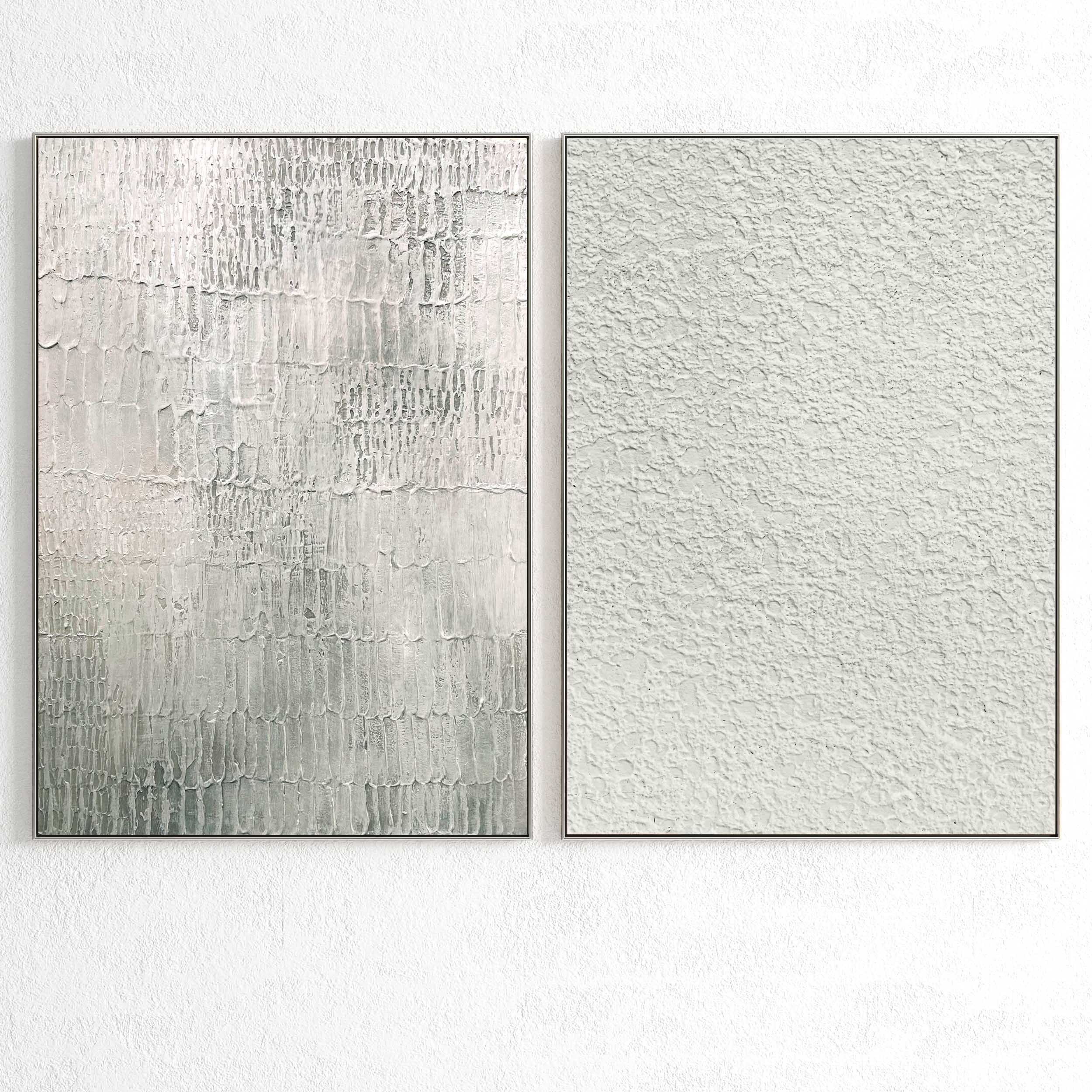 Plaster Two Photo Frame 244 Low-poly 3D model_2