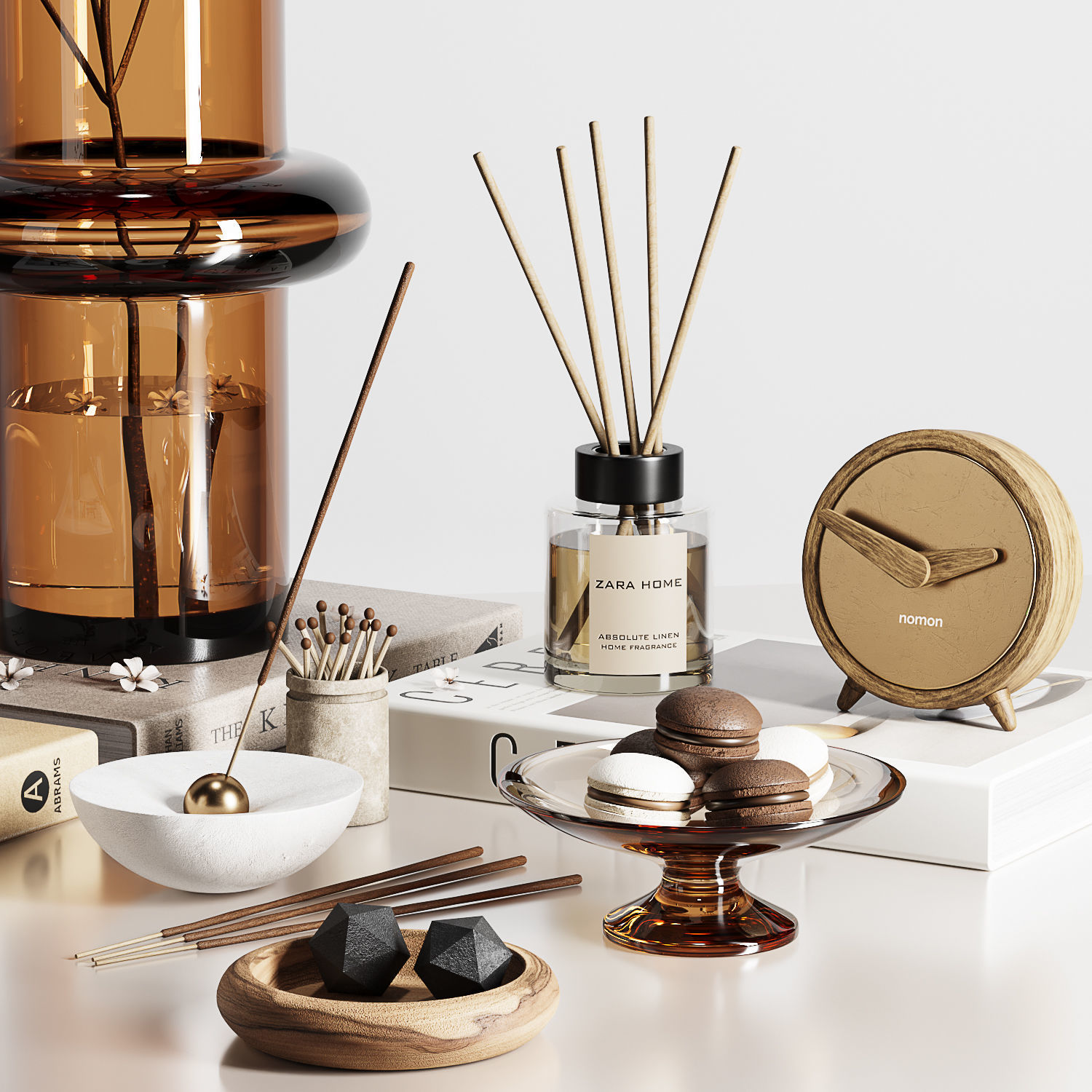 Decorative Set 08 3D model_1