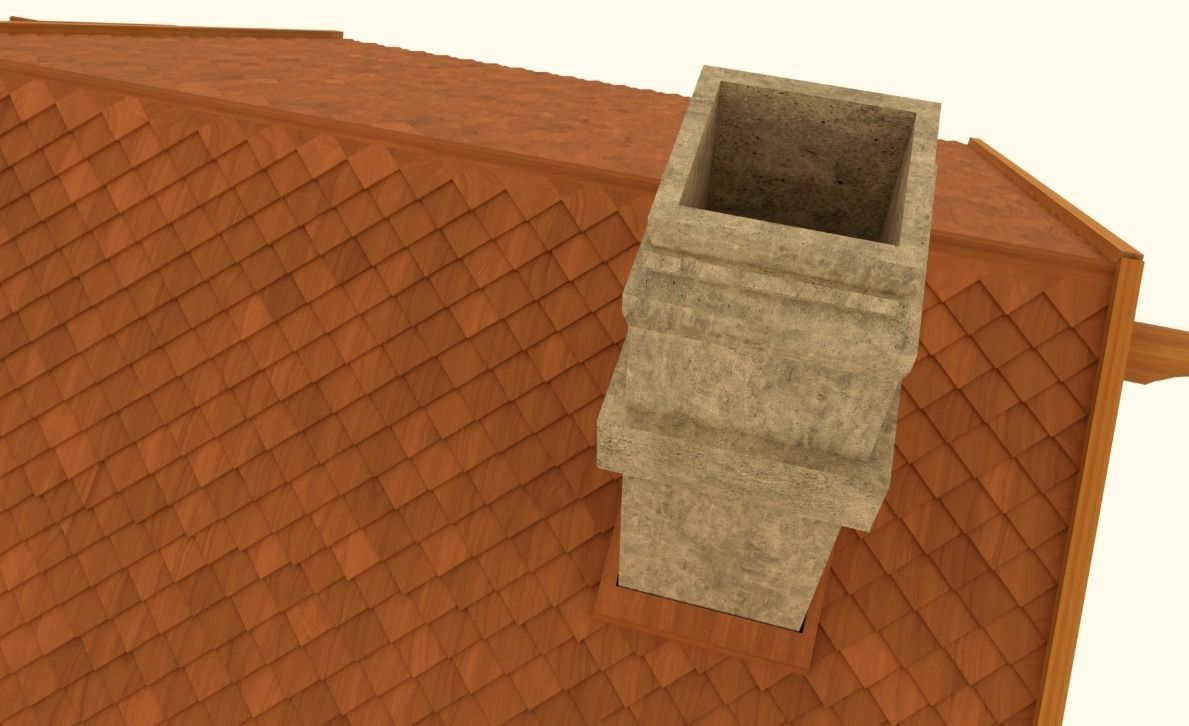 Log Wooden House 3D model_17