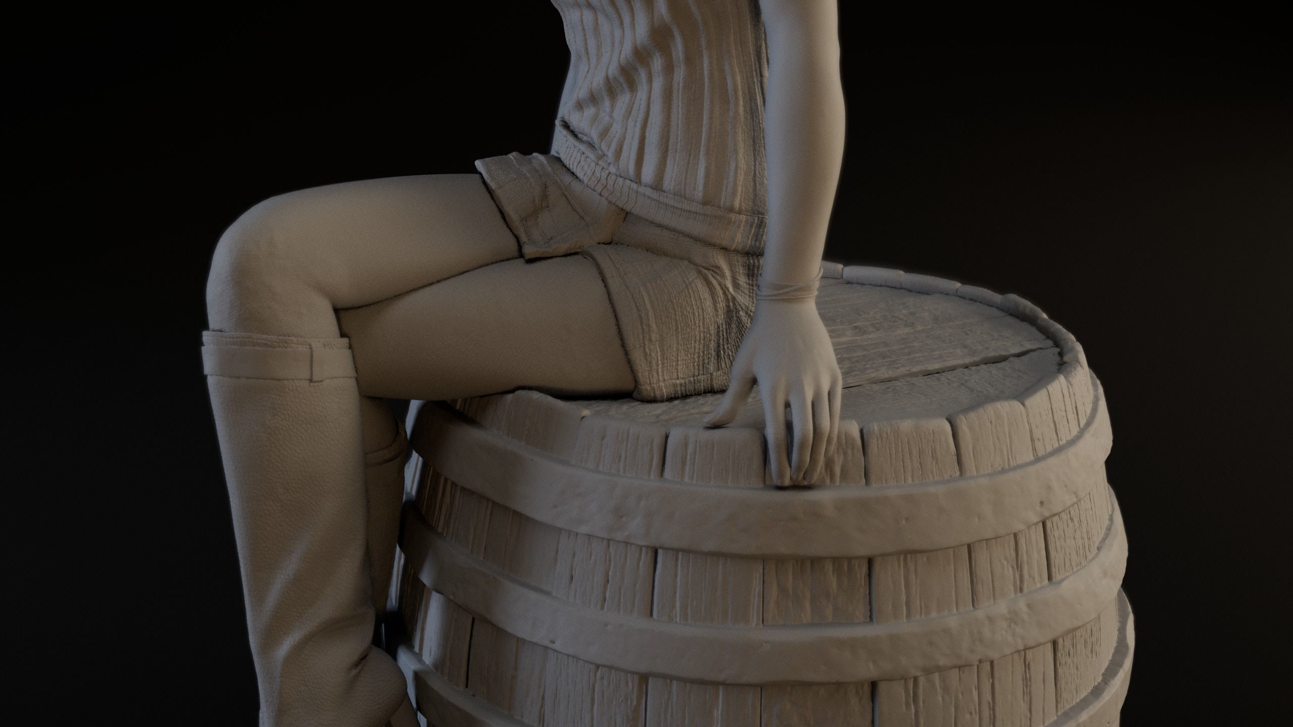 Ashley Graham Resident evil 4 remake 3D print model 3D print model_8