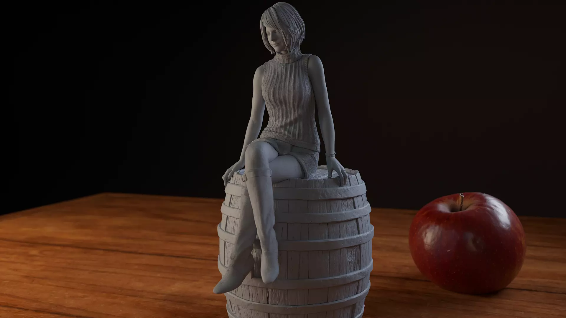 Ashley Graham Resident evil 4 remake 3D print model 3D print model_0