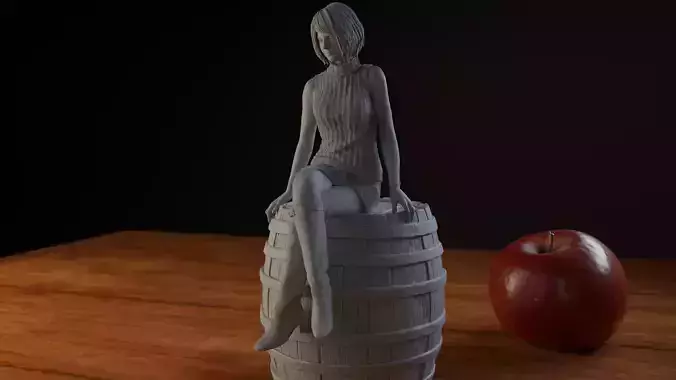 Ashley Graham Resident evil 4 remake 3D print model 3D print model