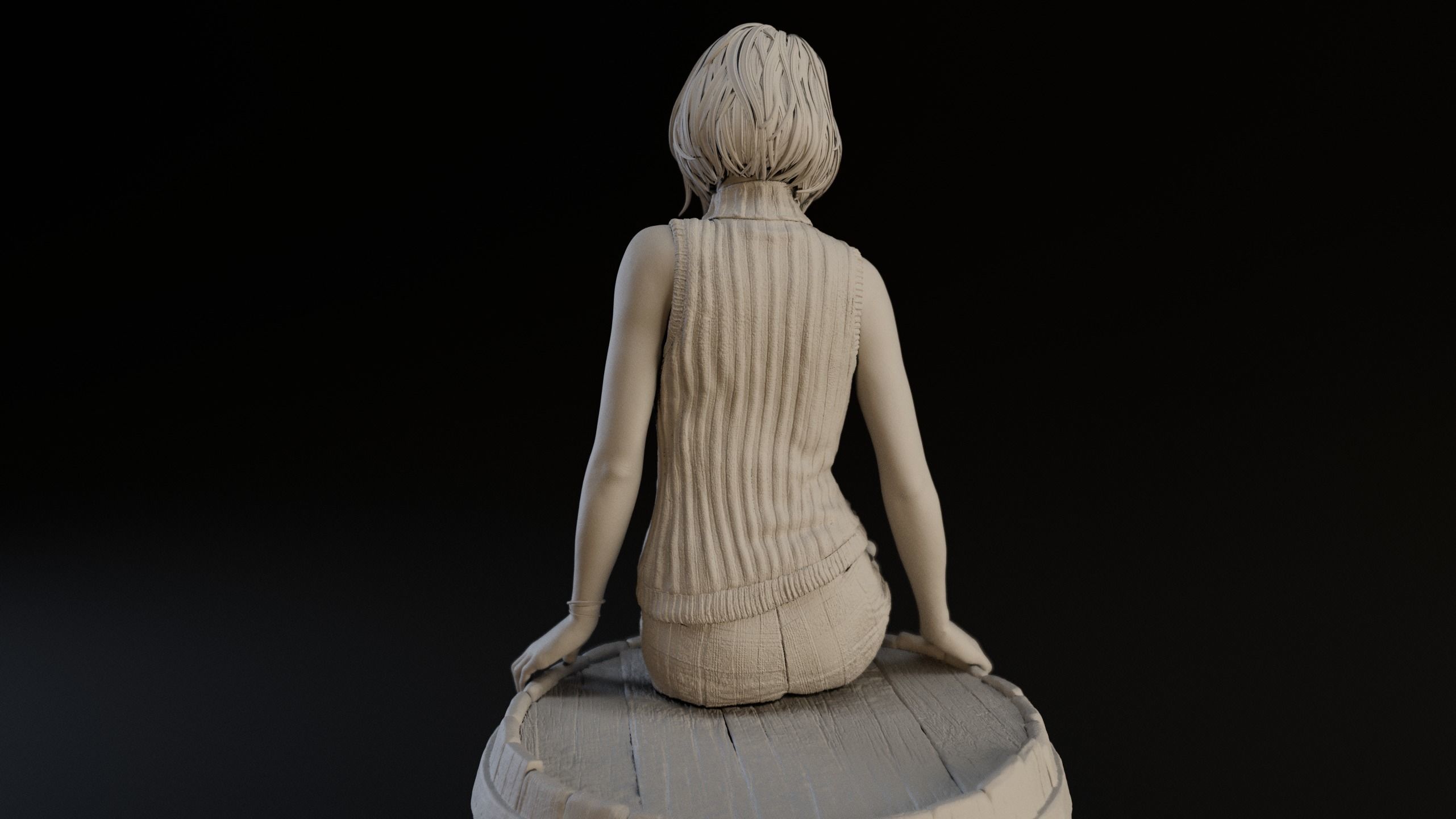 Ashley Graham Resident evil 4 remake 3D print model 3D print model_4