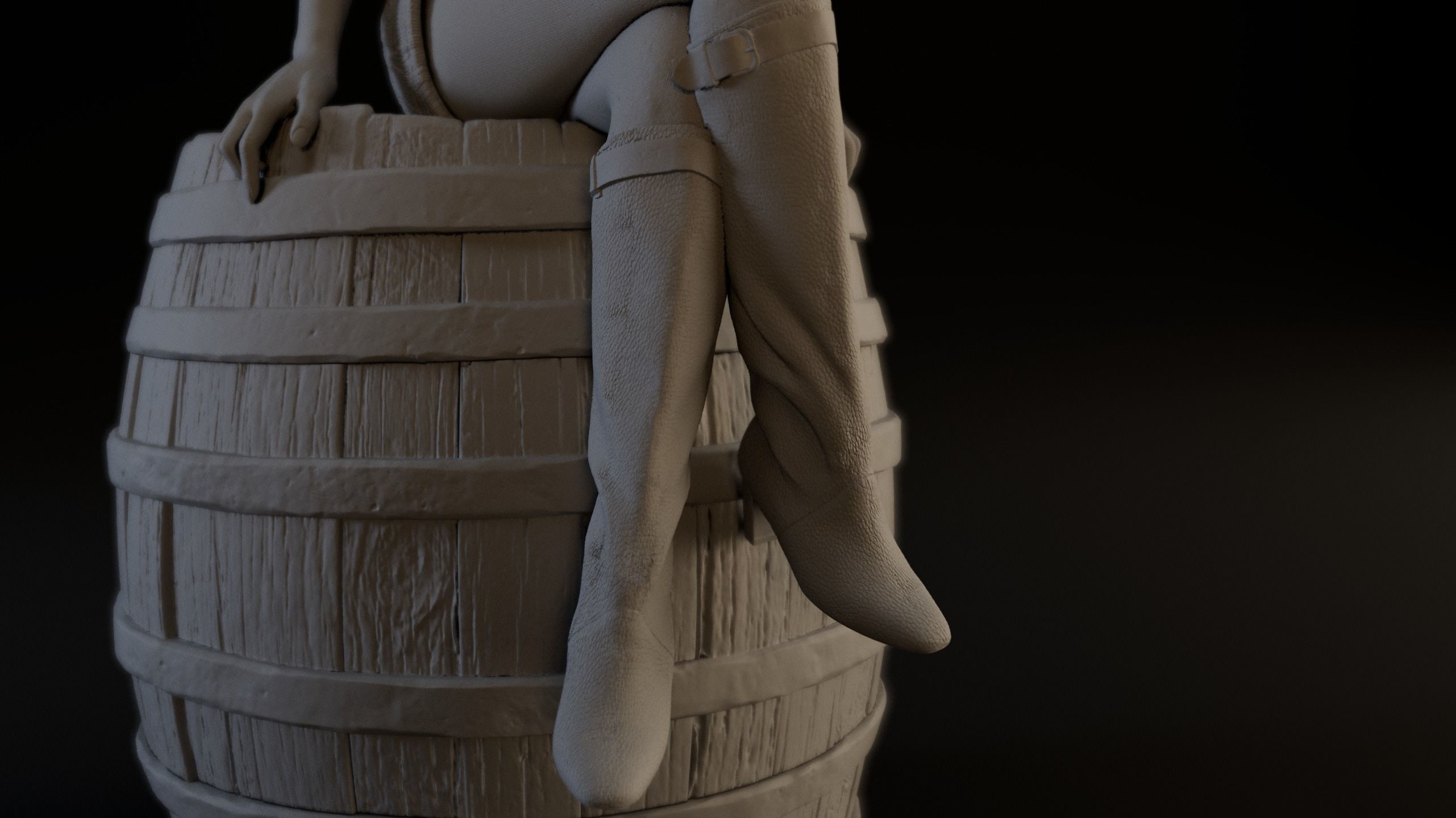 Ashley Graham Resident evil 4 remake 3D print model 3D print model_7