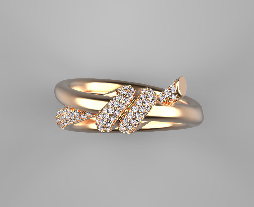 ring knot 3D print model_31