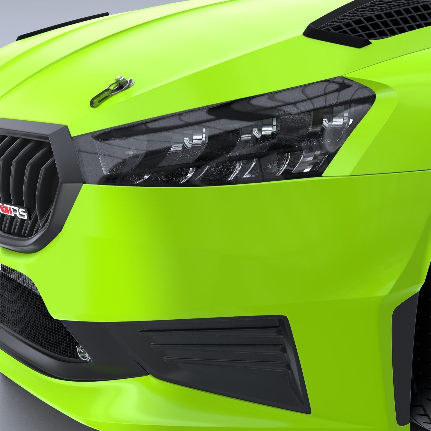 Skoda Fabia Rally 2 RS 2022 2023 3D model_4