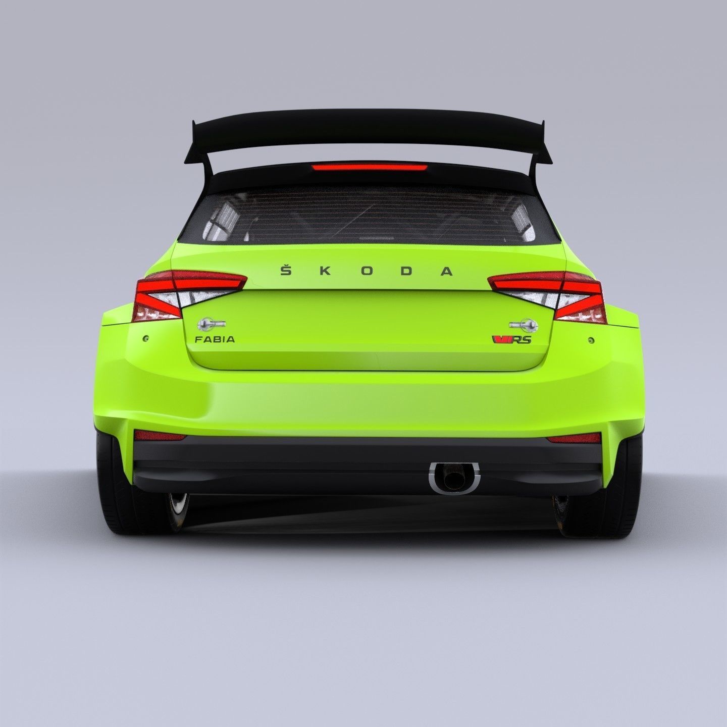 Skoda Fabia Rally 2 RS 2022 2023 3D model_9