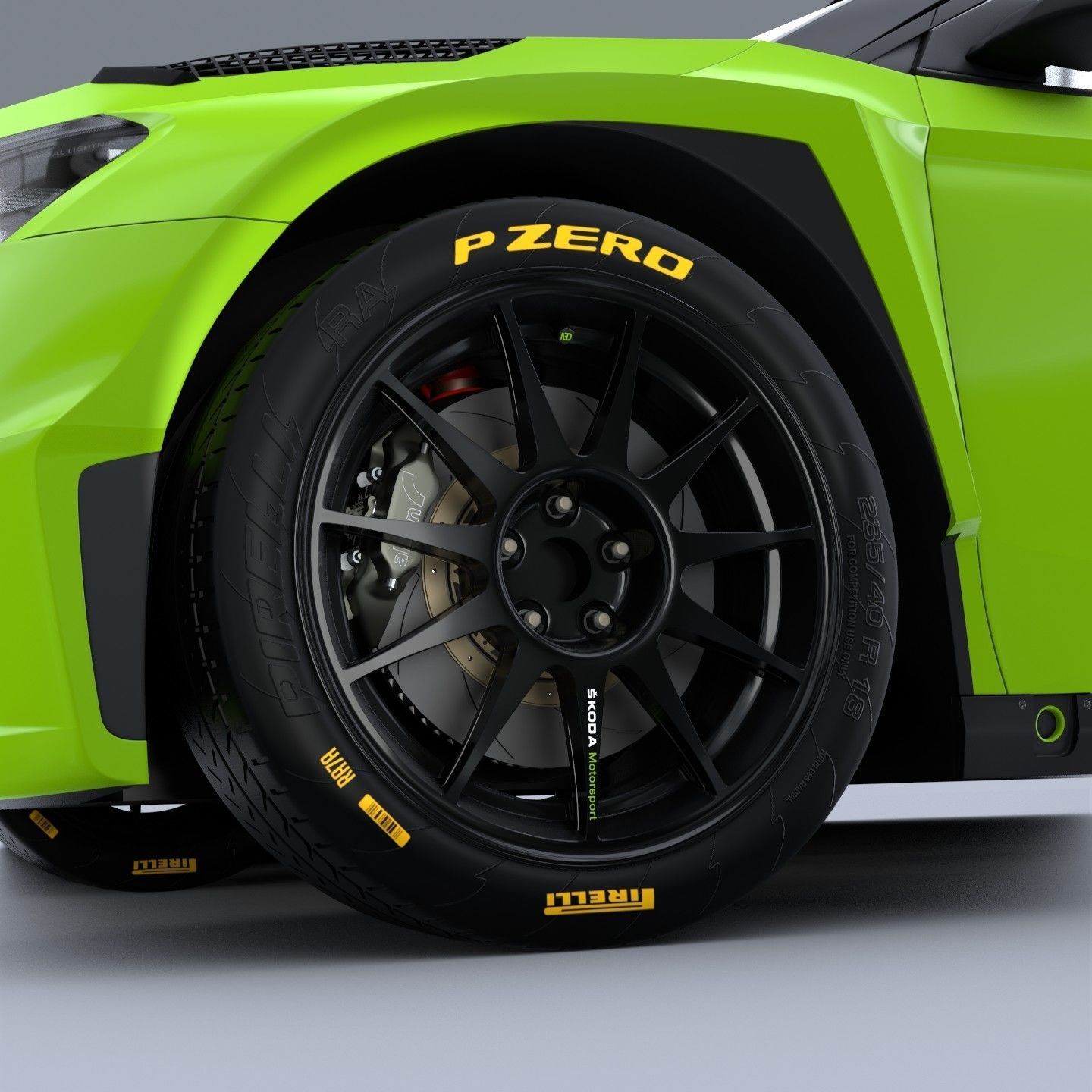 Skoda Fabia Rally 2 RS 2022 2023 3D model_5