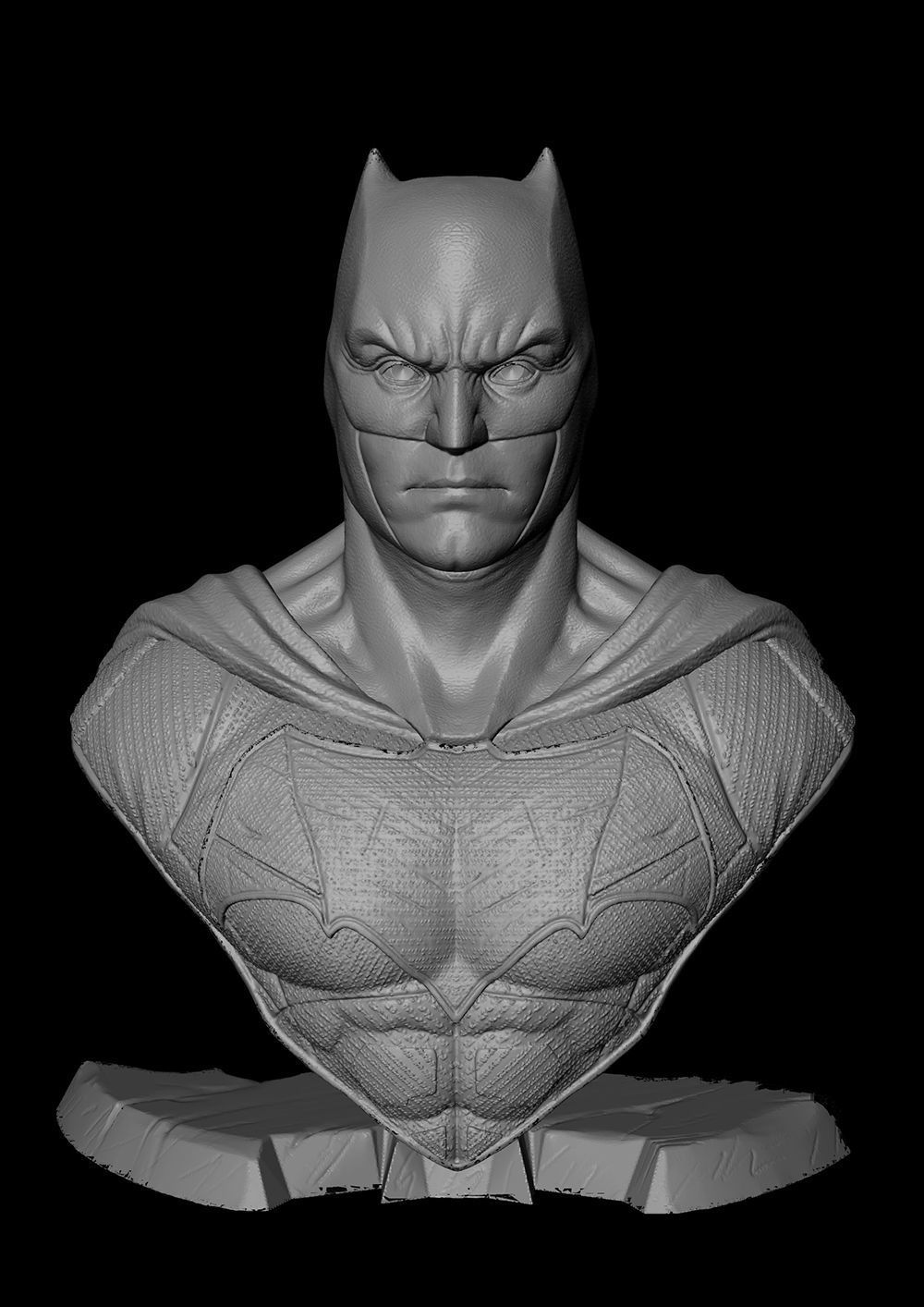 Batman Justice League Bust 3D Model Ready to Print STL 3D print model_4