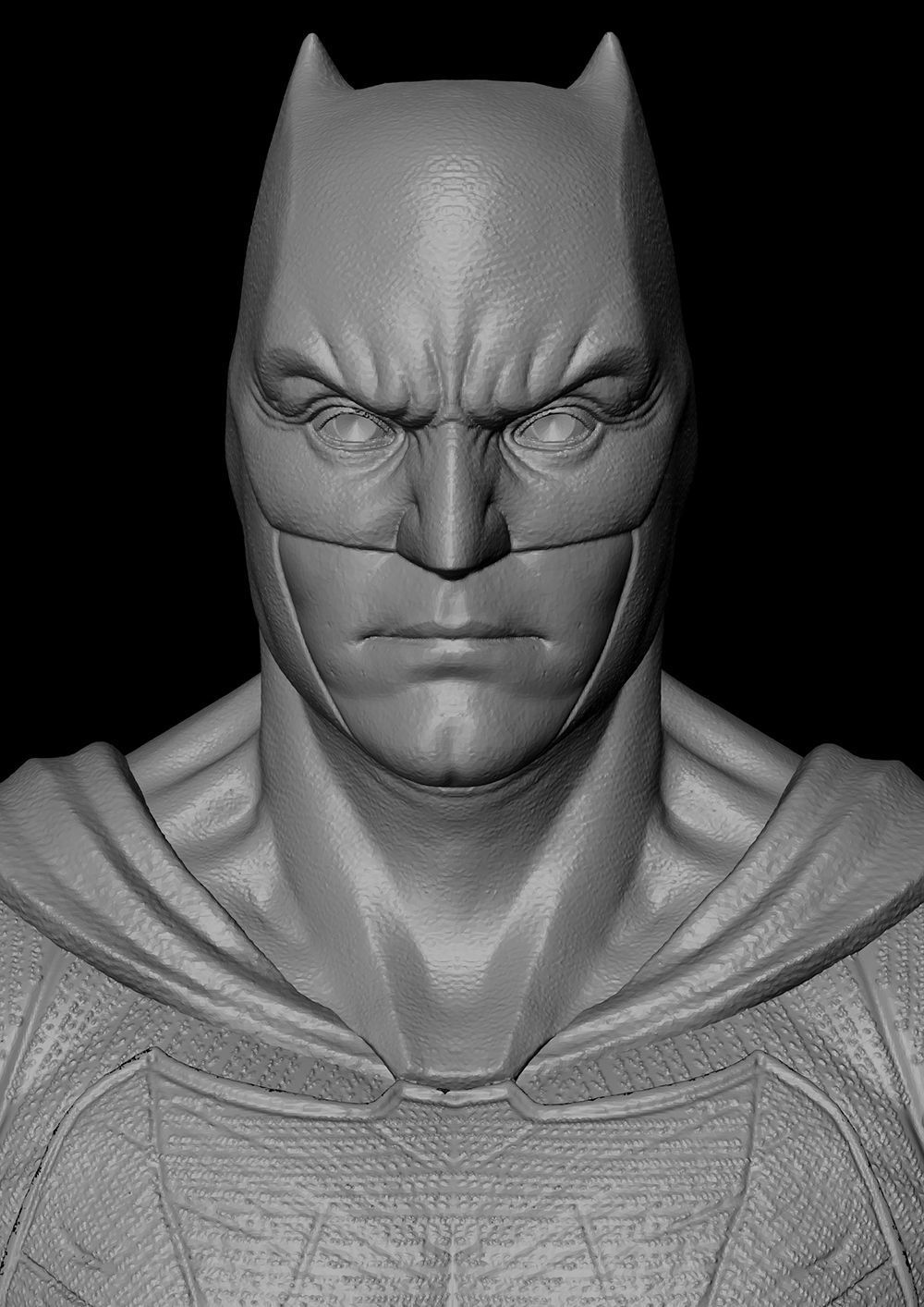 Batman Justice League Bust 3D Model Ready to Print STL 3D print model_6