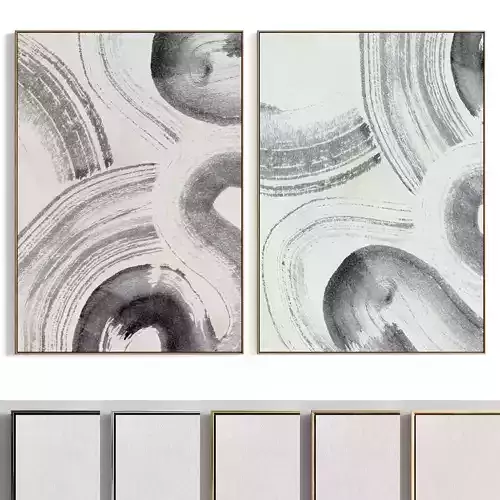 Plaster Two Photo Frame 248