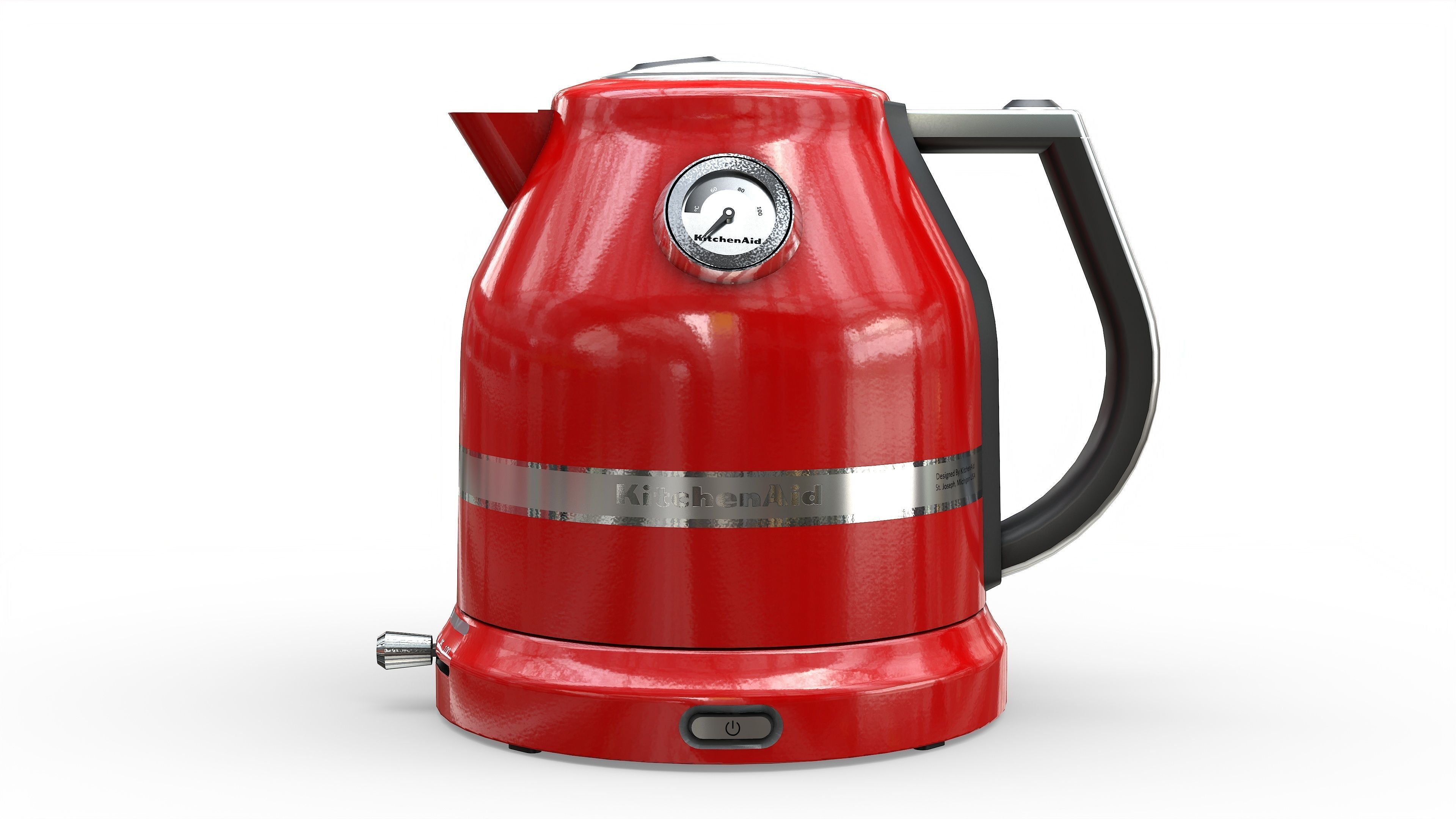 KitchenAid Artisan Kettle Low-poly 3D model_2