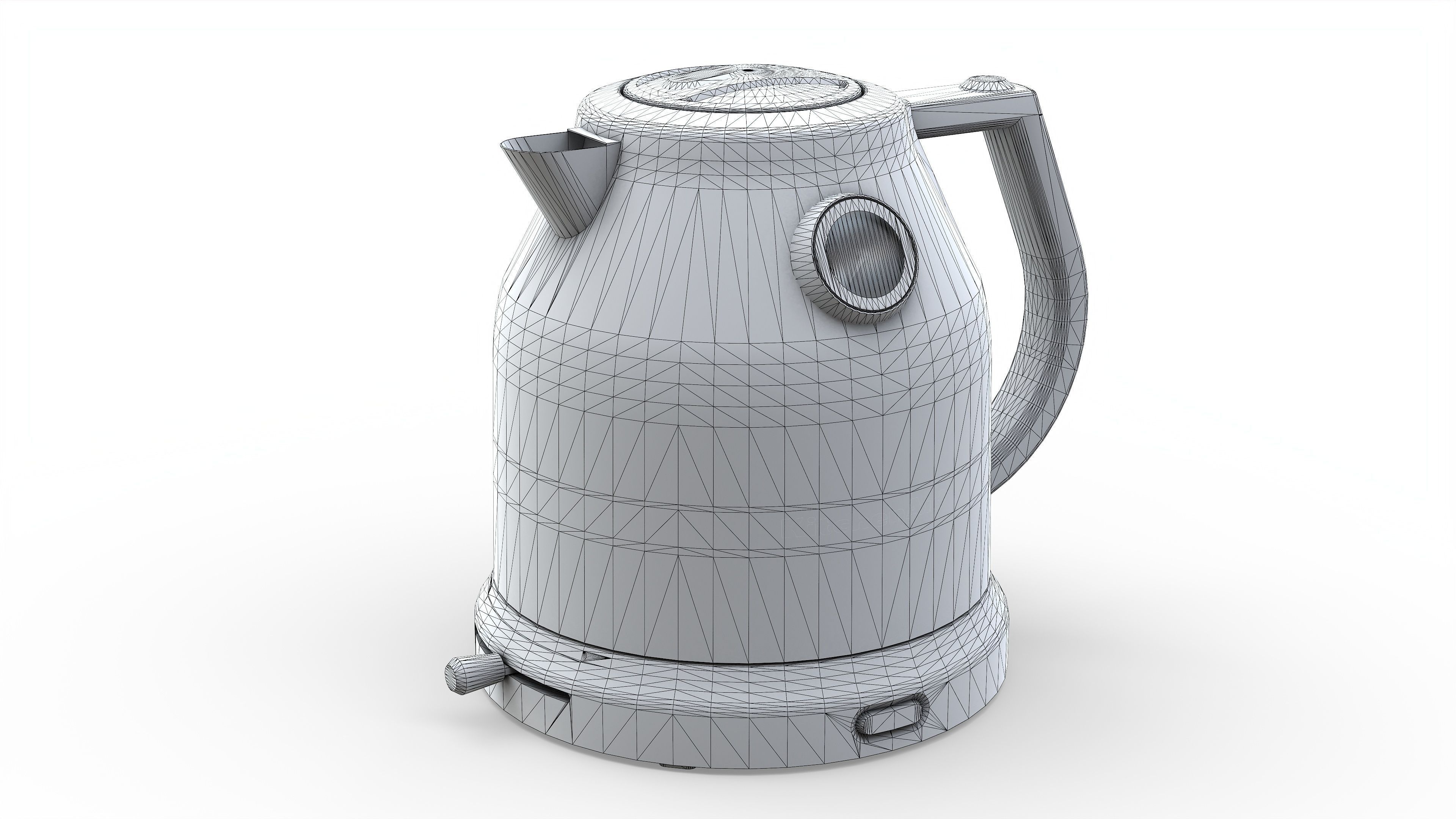 KitchenAid Artisan Kettle Low-poly 3D model_10