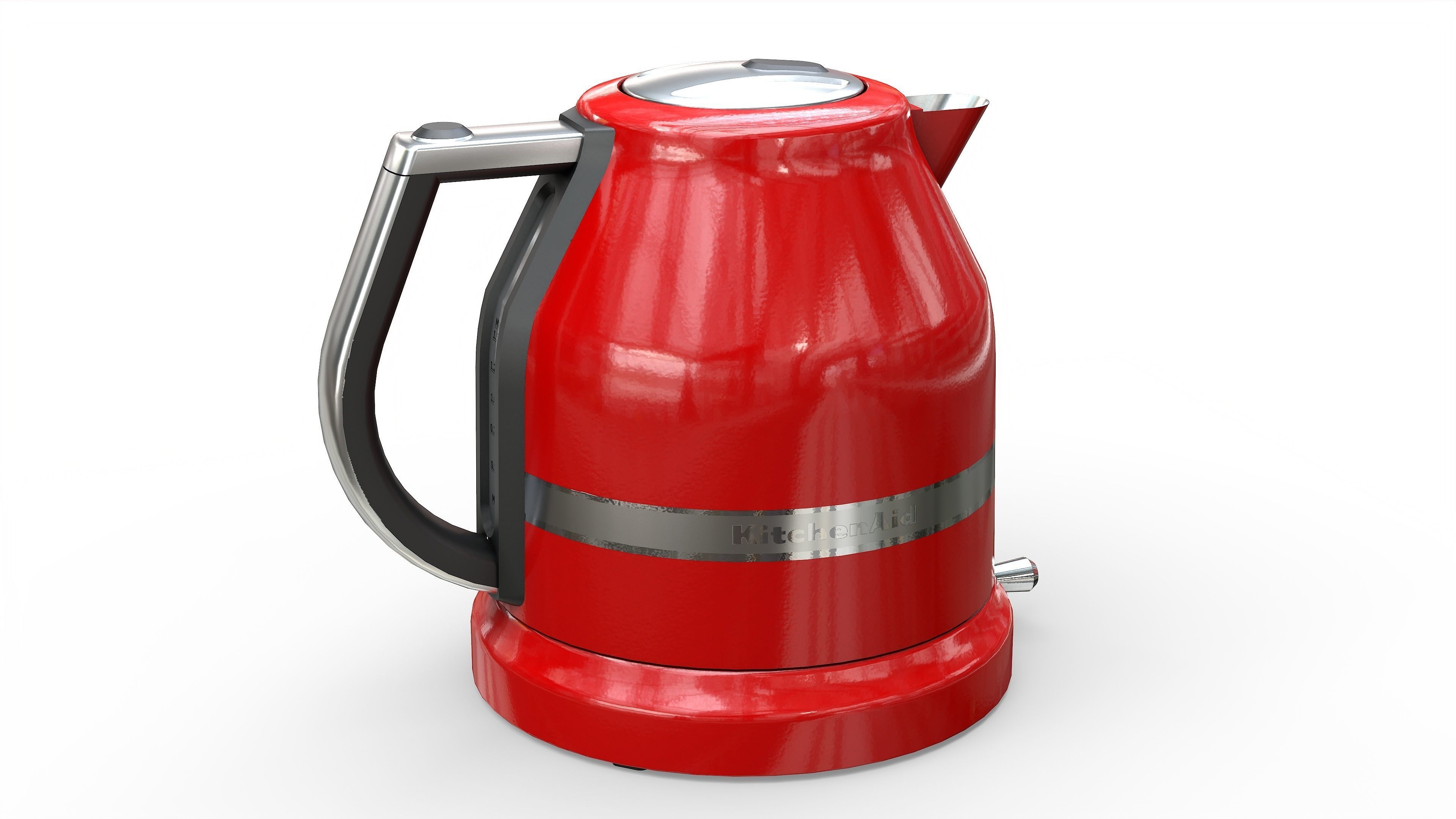 KitchenAid Artisan Kettle Low-poly 3D model_5