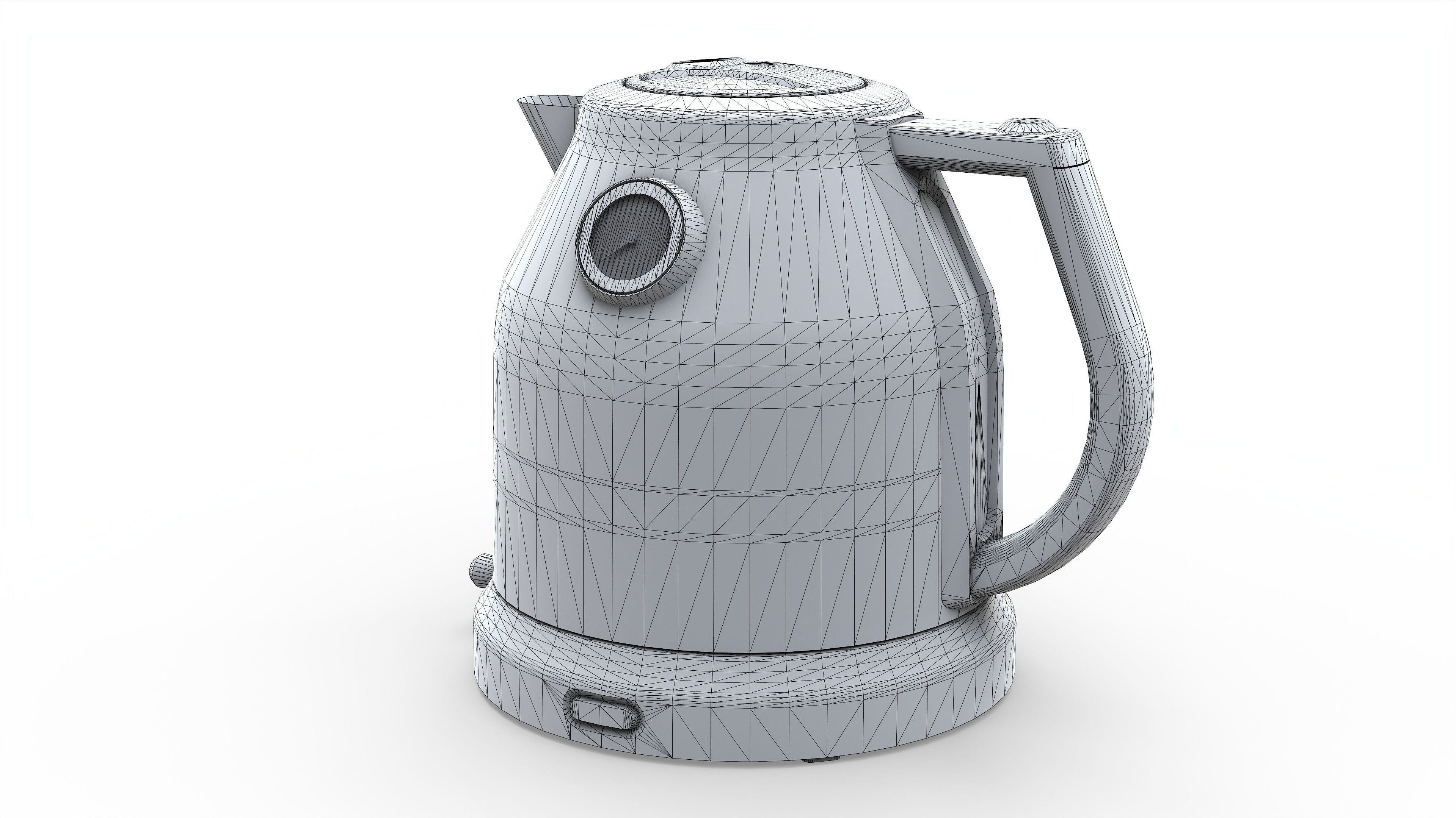KitchenAid Artisan Kettle Low-poly 3D model_11