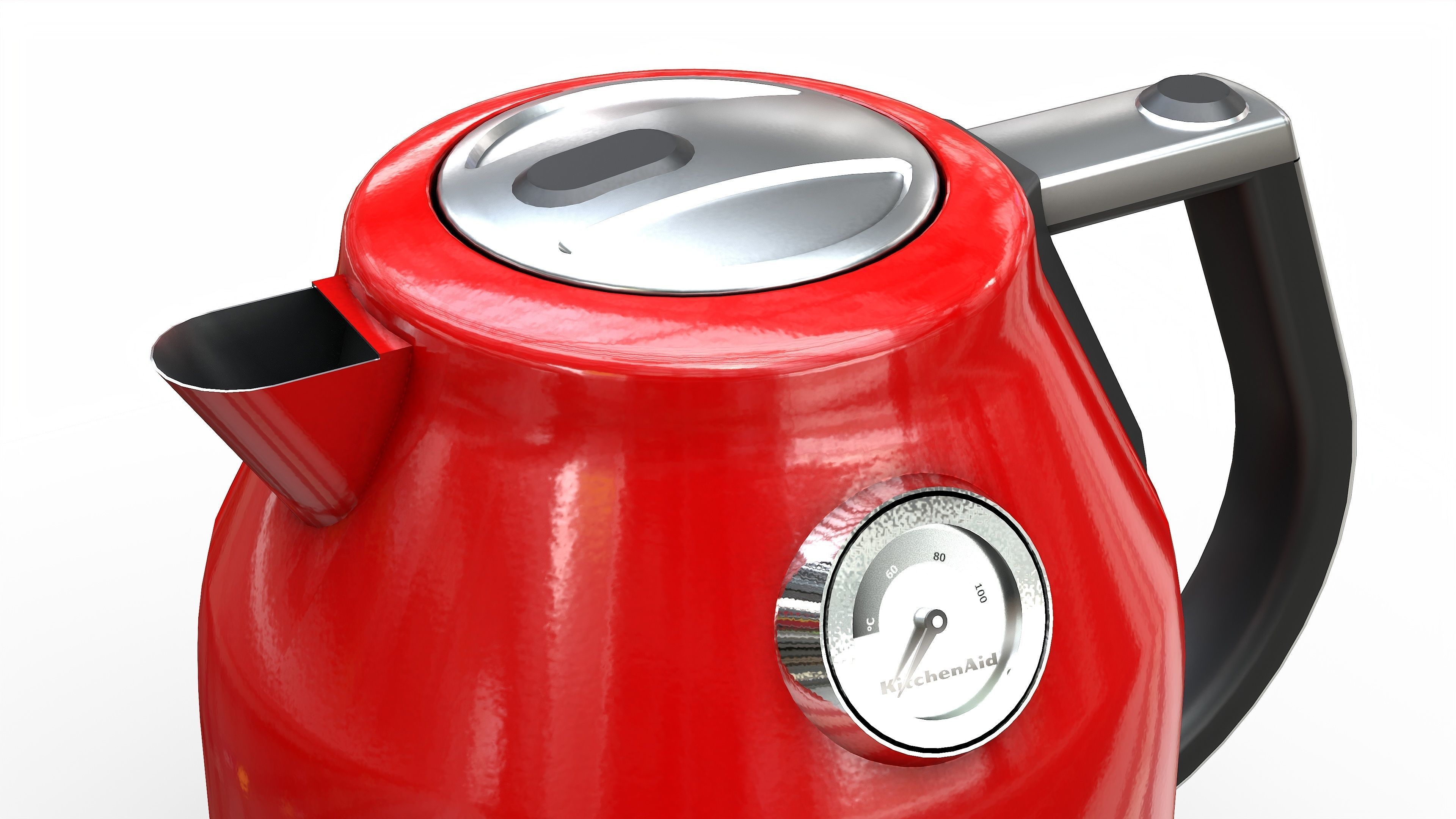 KitchenAid Artisan Kettle Low-poly 3D model_8