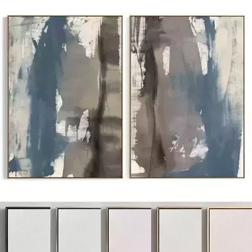 Plaster Two Photo Frame 249