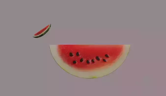 Watermelon Slice 3D model