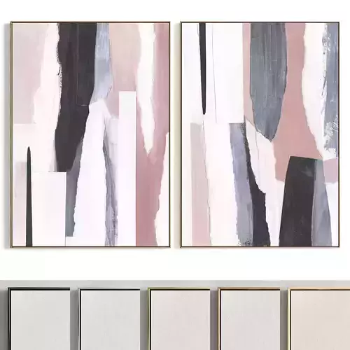 Plaster Two Photo Frame 250