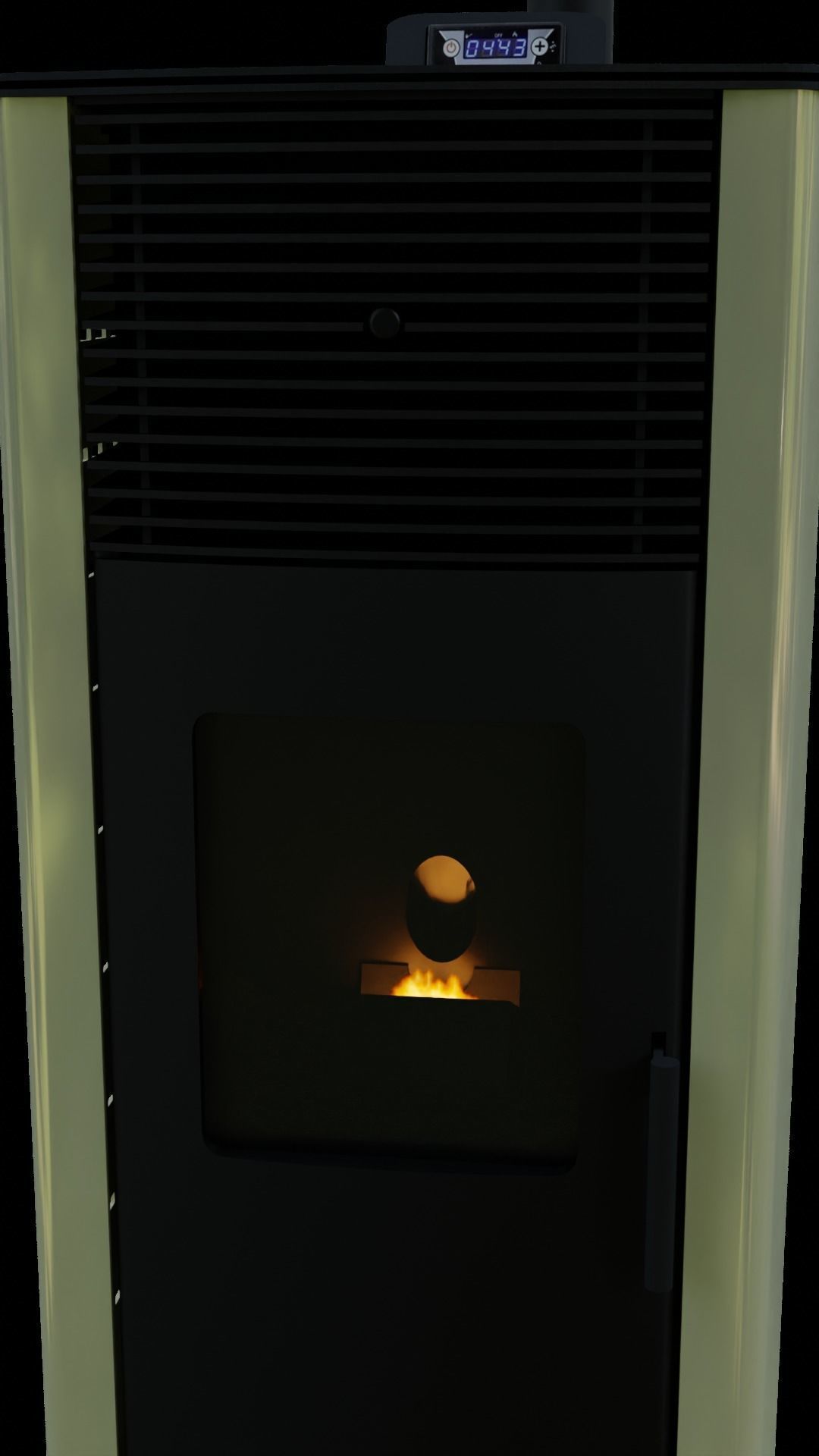Pellet Stove Fornello Stella 3D model_2