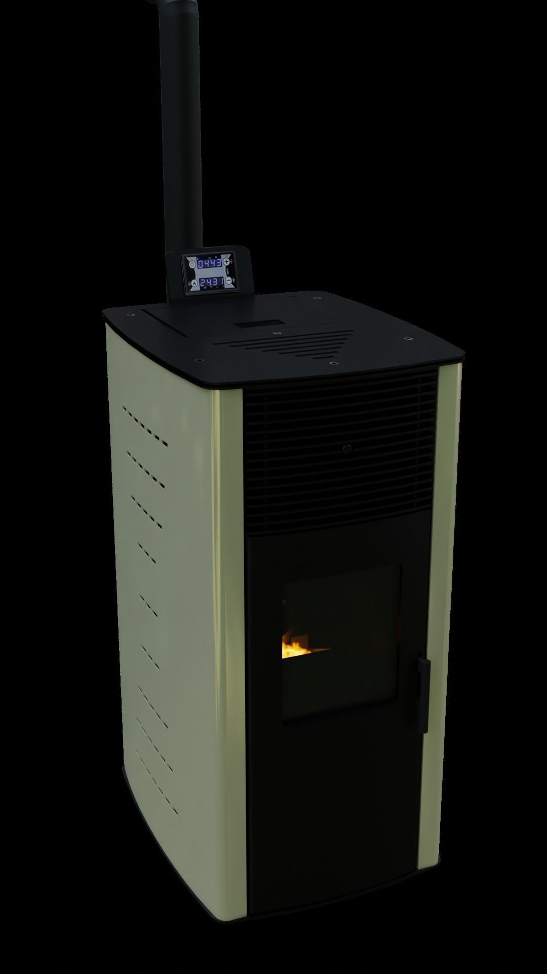 Pellet Stove Fornello Stella 3D model_5