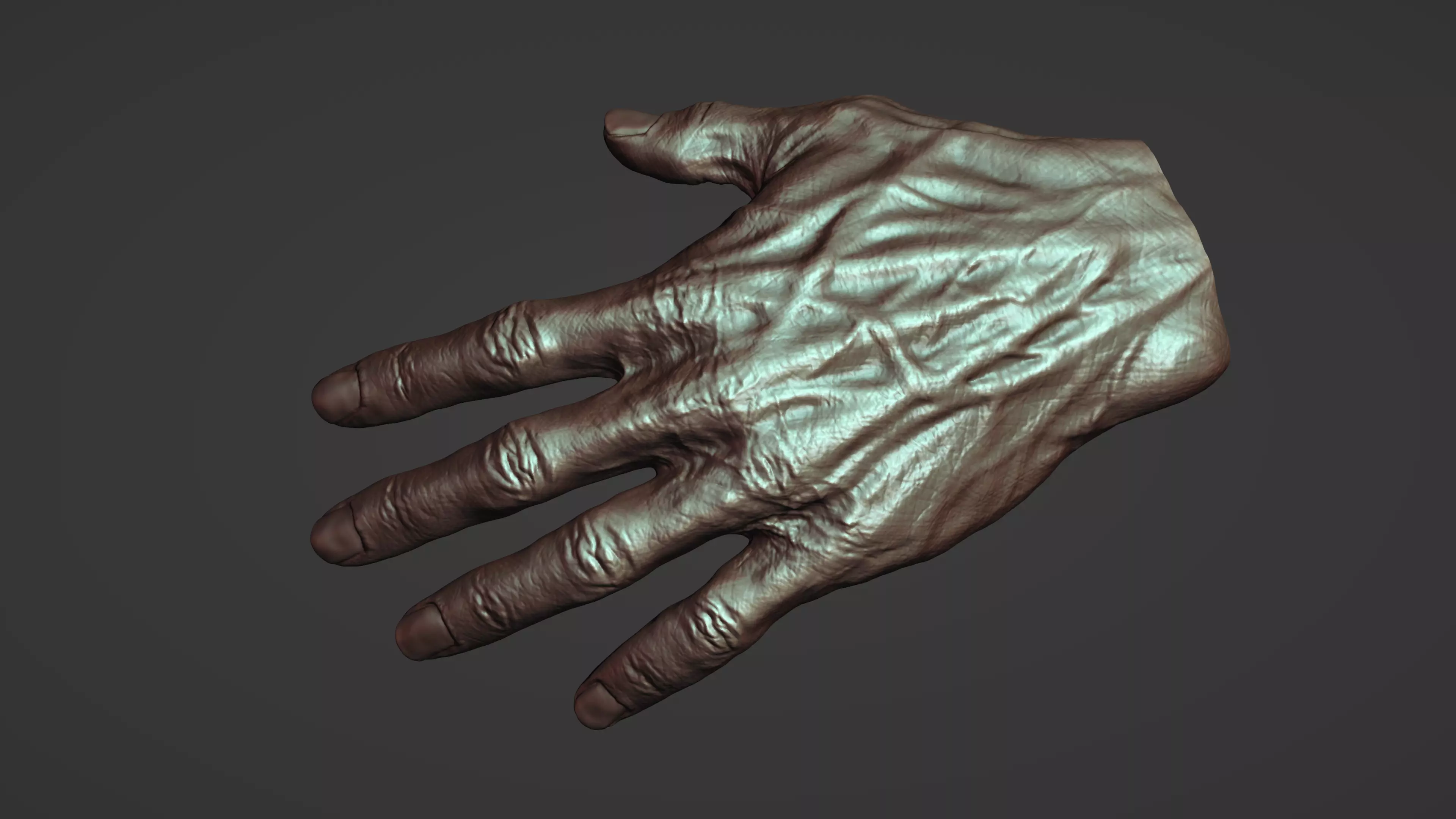 Hand Sculpture 3D model_0