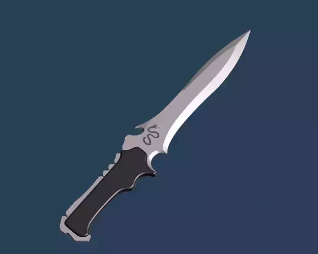 Resident Evil 4 Remake - Fighting Knife - Krausers Knife - Leon 3D print model