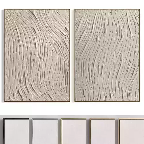 Plaster Two Photo Frame 252