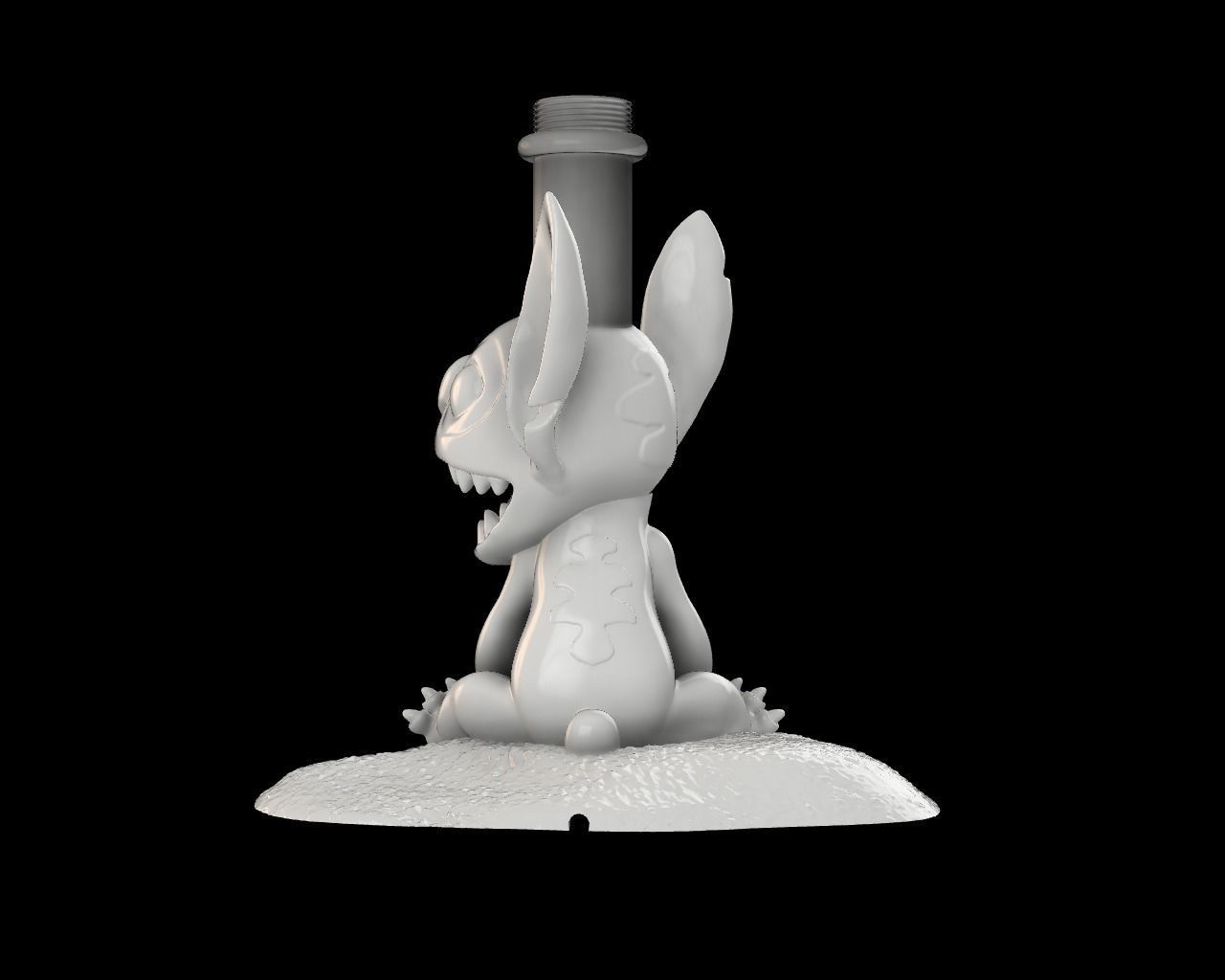 Stitch Lamp 3D print model_6