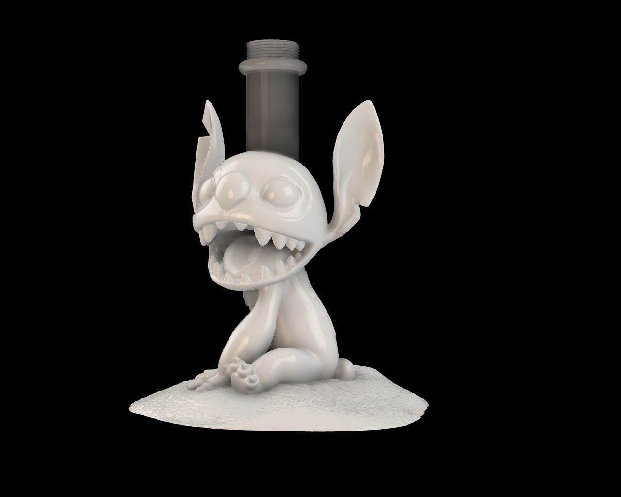 Stitch Lamp 3D print model_4