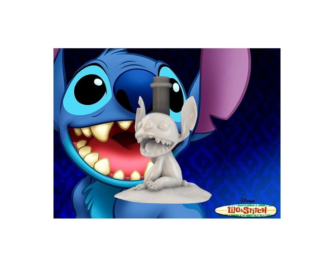 Stitch Lamp 3D print model_1